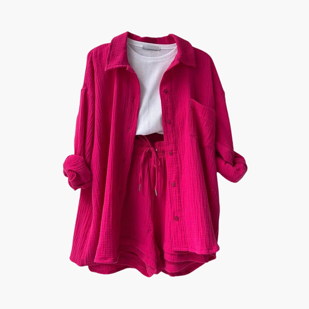 Vitoria | Conjunto de duas peças chique e descontraído