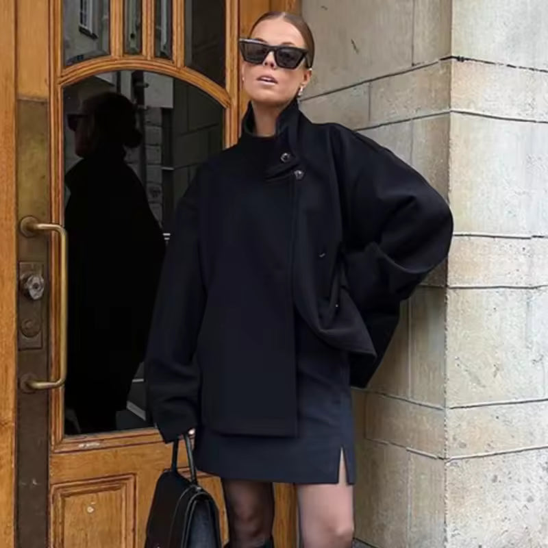 Elise™ | Casaco Curto Luxuoso de Duplo Abotoamento