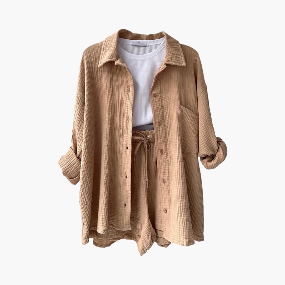 Vitoria | Conjunto de duas peças chique e descontraído