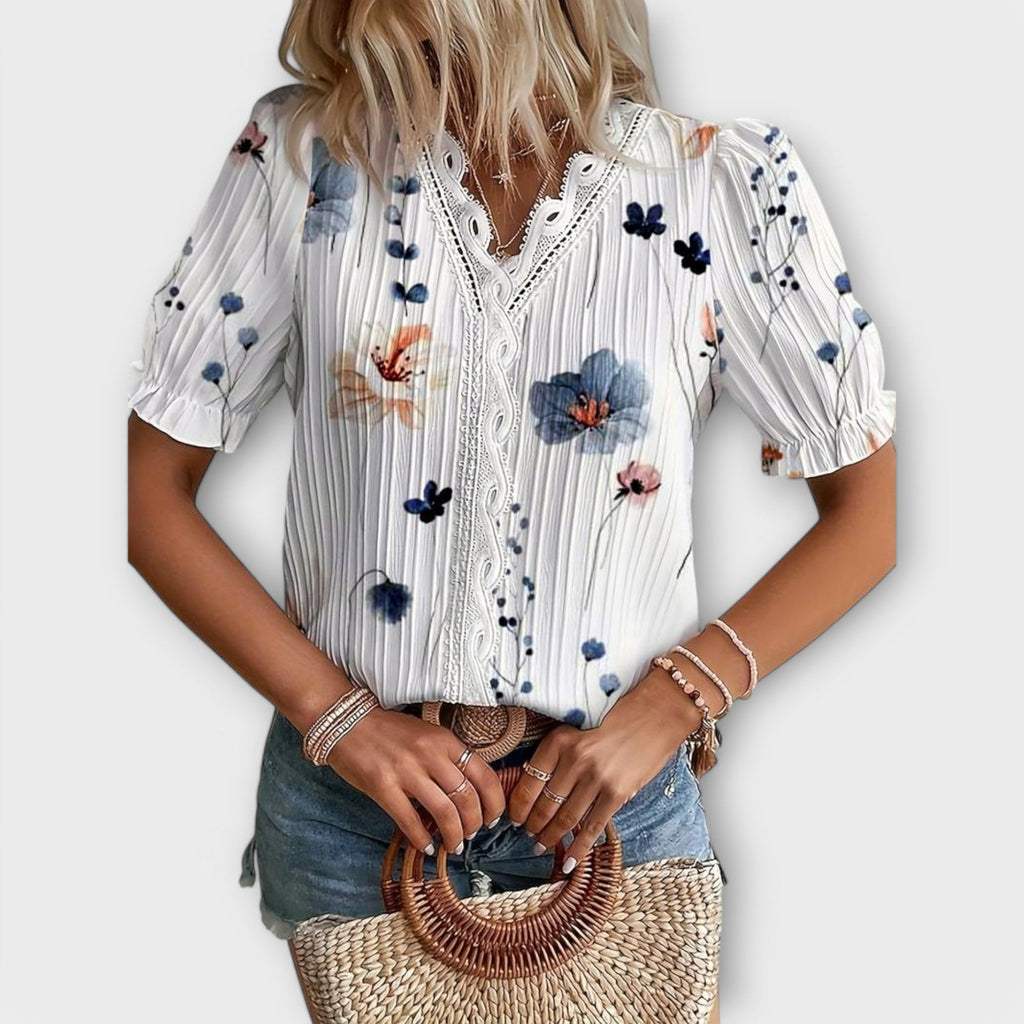 Emily™ | Blusa com decote em V