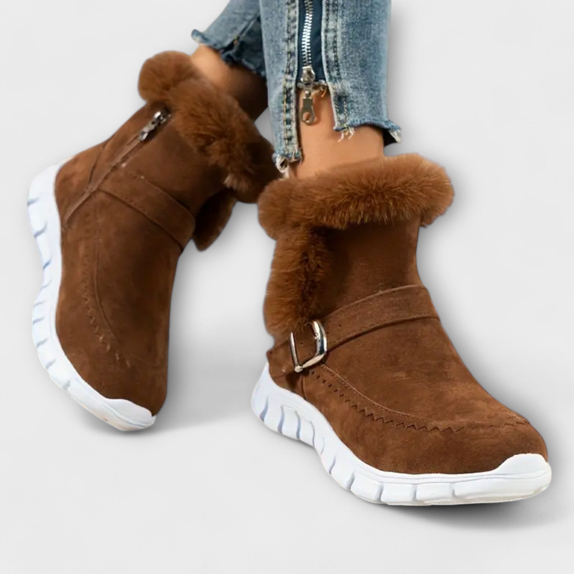 Anny™ | Botas de tornozelo quentes e forradas