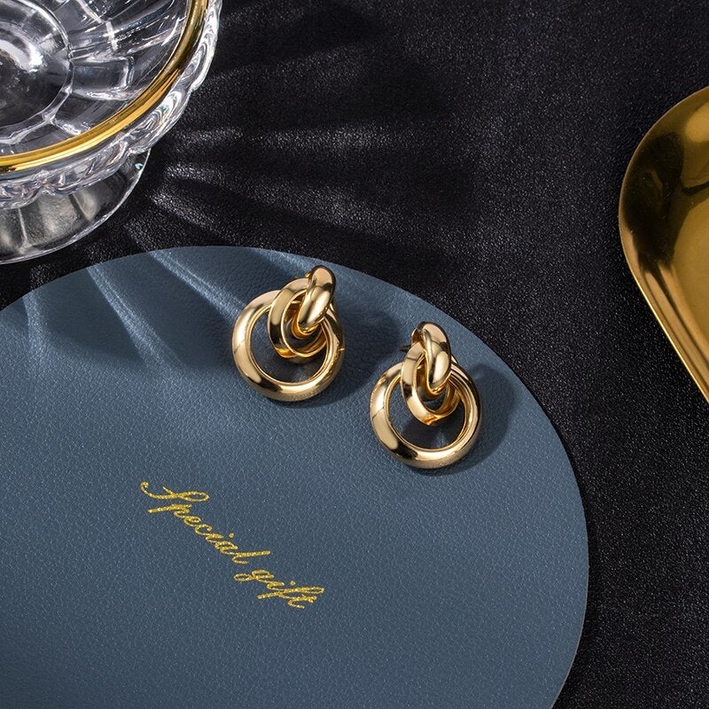 Brincos De Ouro Exclusivos  Design | Luxuoso