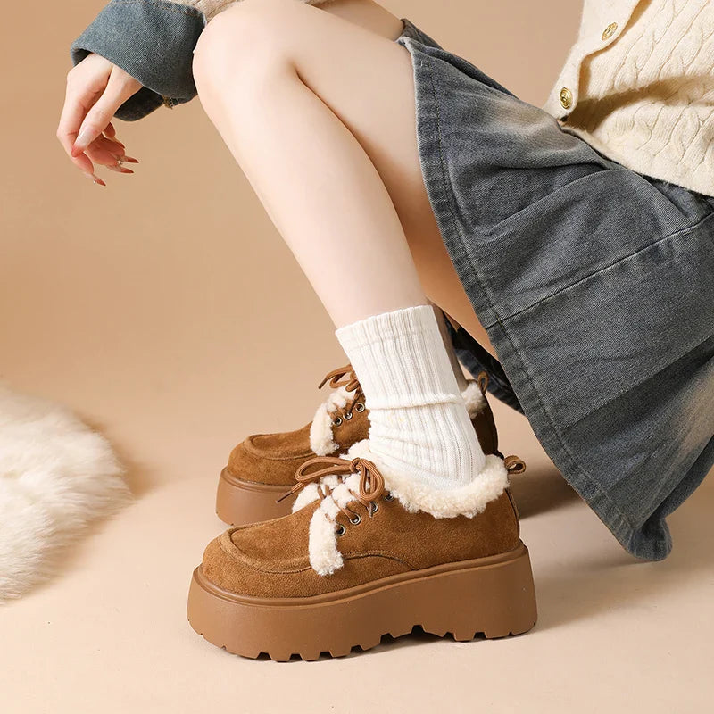 Gabriela™ | Botas de Inverno com elevação e charme natural