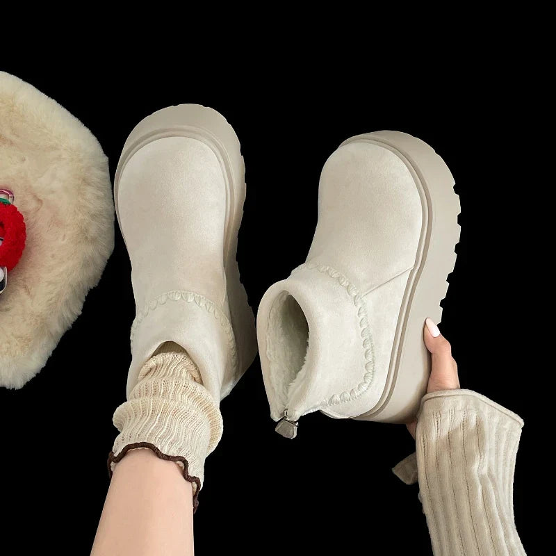 Benedita™ | Botas com plataforma elegante para dias frios
