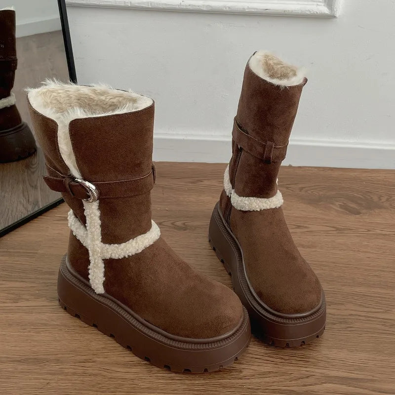 Danna™ | Botas com plataforma de inverno com design moderno e aconchegante