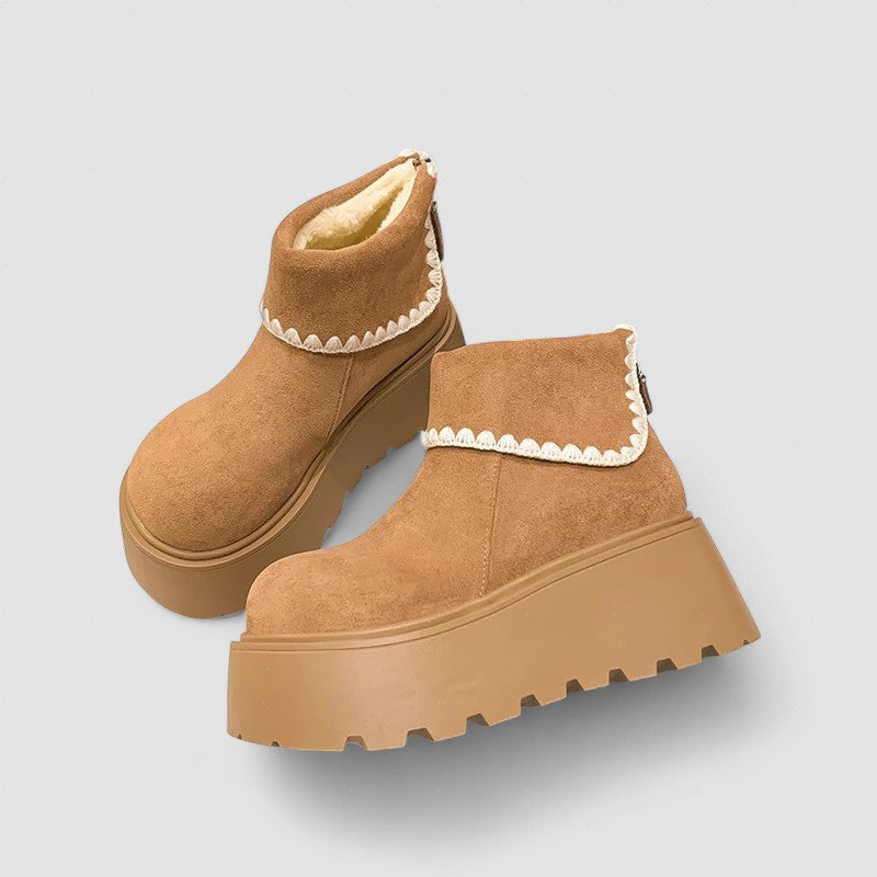 Benedita™ | Botas com plataforma elegante para dias frios