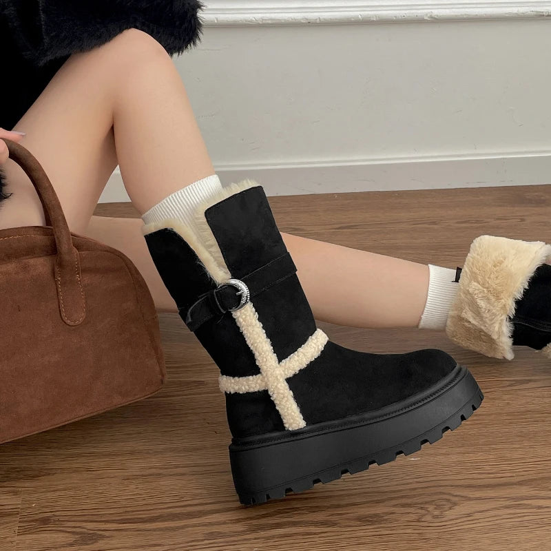 Danna™ | Botas com plataforma de inverno com design moderno e aconchegante
