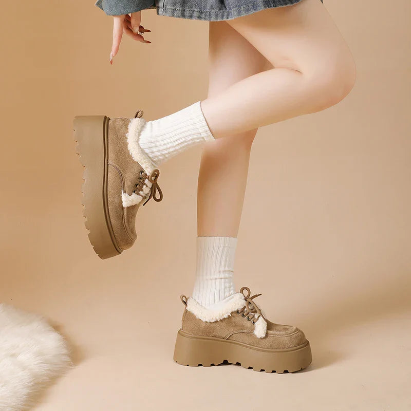 Gabriela™ | Botas de Inverno com elevação e charme natural