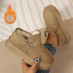 Aurora™ | Botas com plataforma em camurça sintética com forro quente e sola antiderrapante