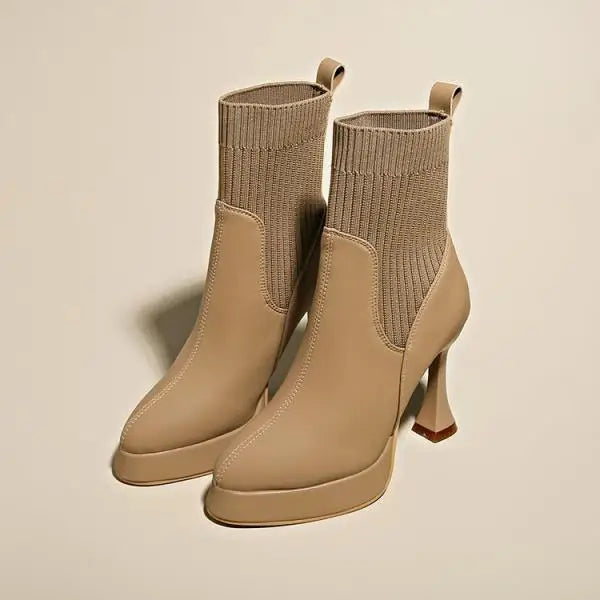 Eugenia™ | Botas com plataforma, Conforto e Elegância Feminina