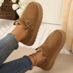 Aurora™ | Botas com plataforma em camurça sintética com forro quente e sola antiderrapante