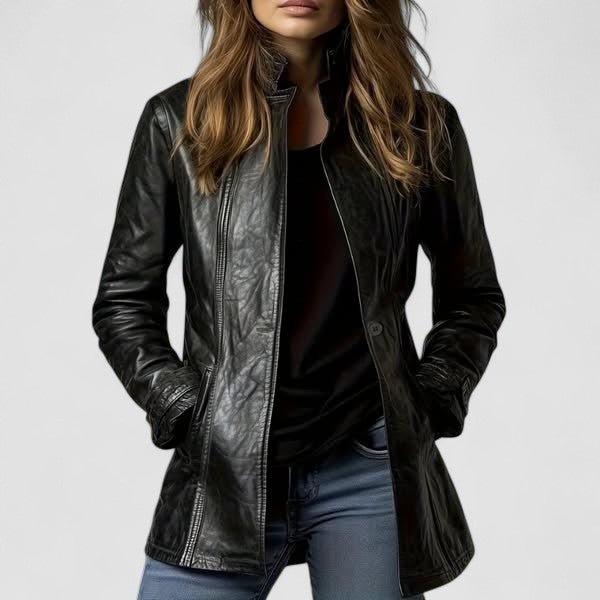 Adelina™ | Casaco Casual com Botões - | Benedita Lisboa
