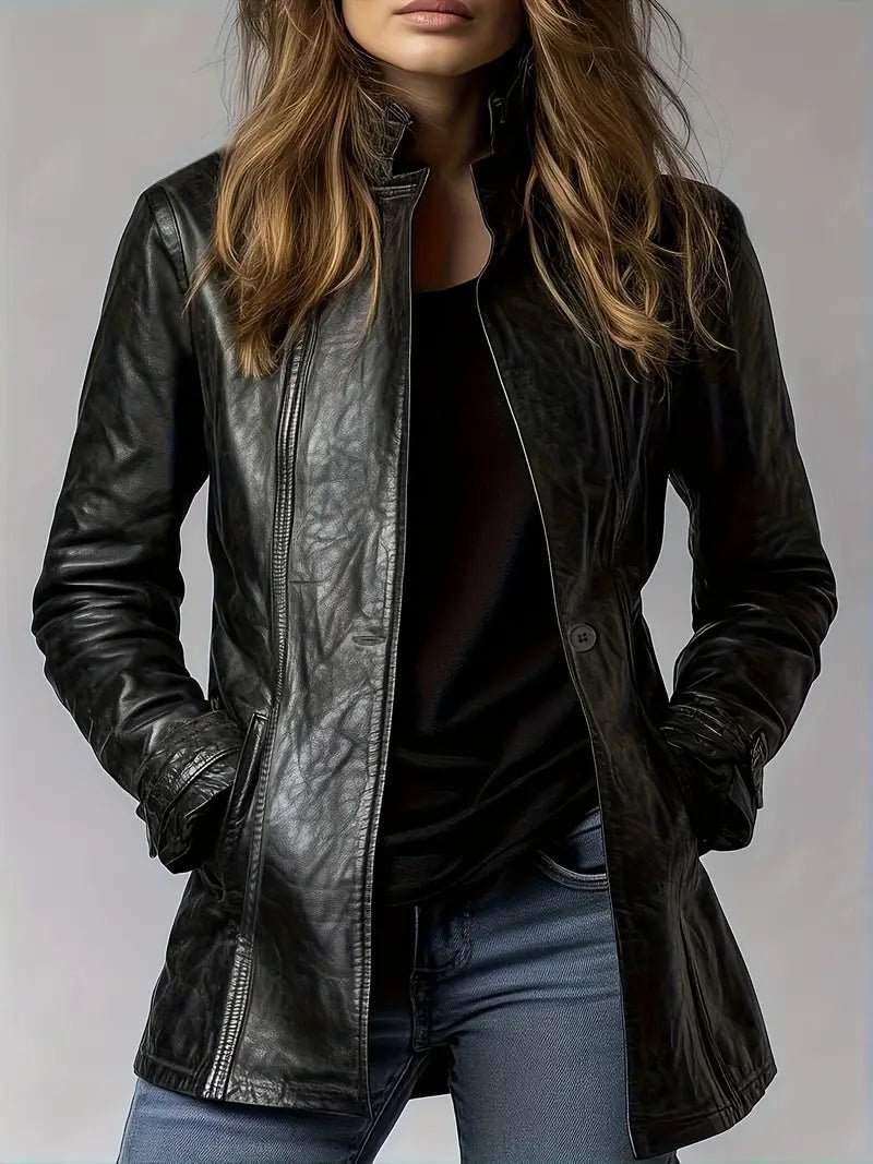 Adelina™ | Casaco Casual com Botões - | Benedita Lisboa