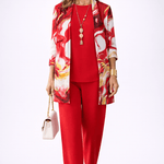 Adriana™ | Conjunto de 3 Peças Vermelho - | Benedita Lisboa