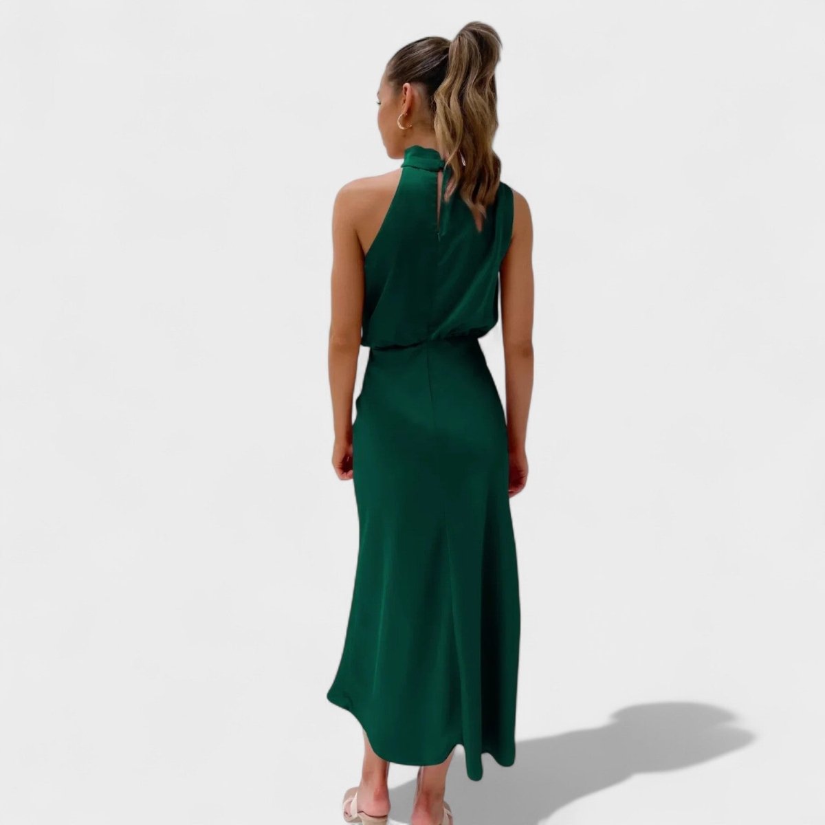 Alba™ | Vestido Satin Elegance - | Benedita Lisboa