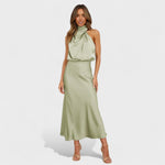 Alba™ | Vestido Satin Elegance - | Benedita Lisboa