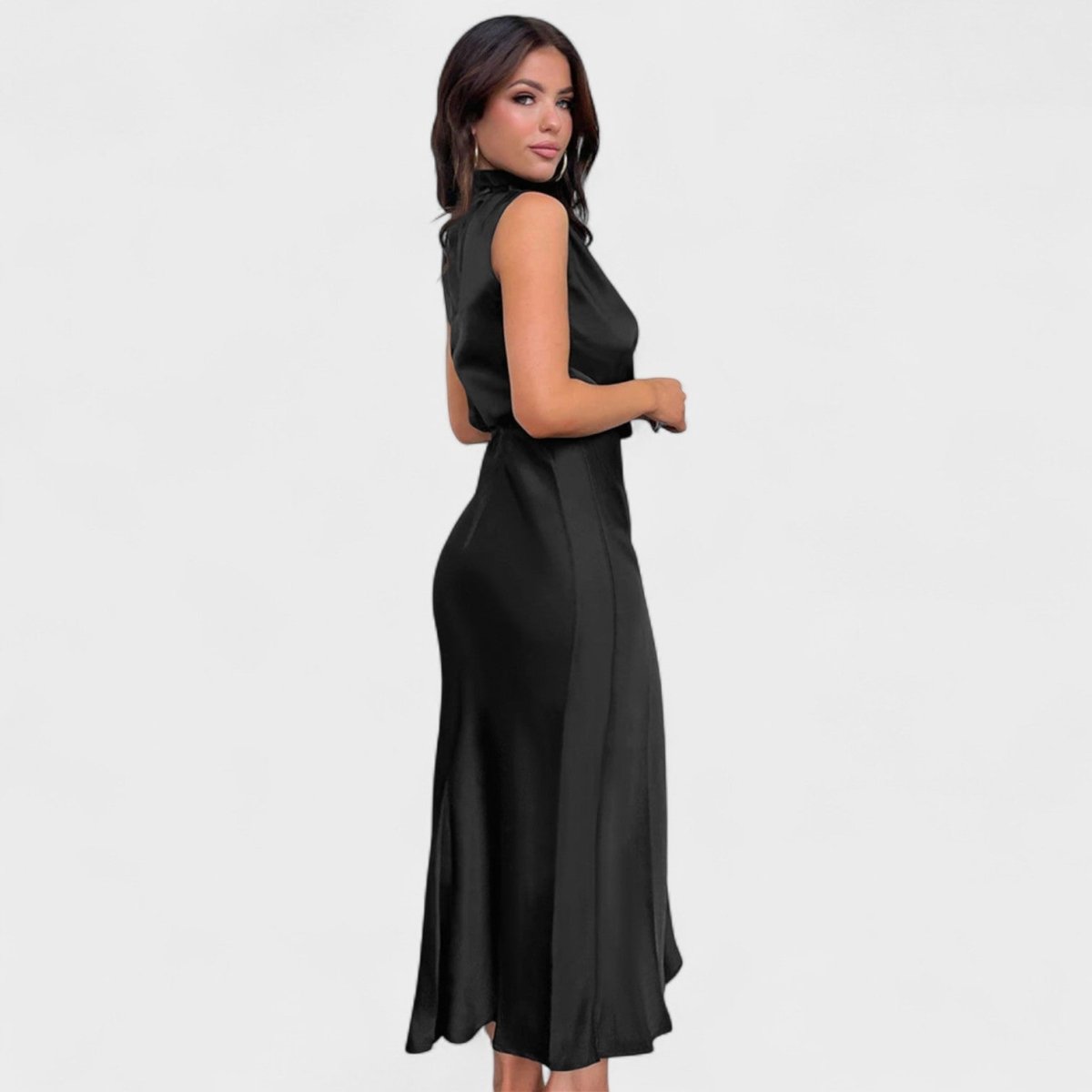 Alba™ | Vestido Satin Elegance - | Benedita Lisboa