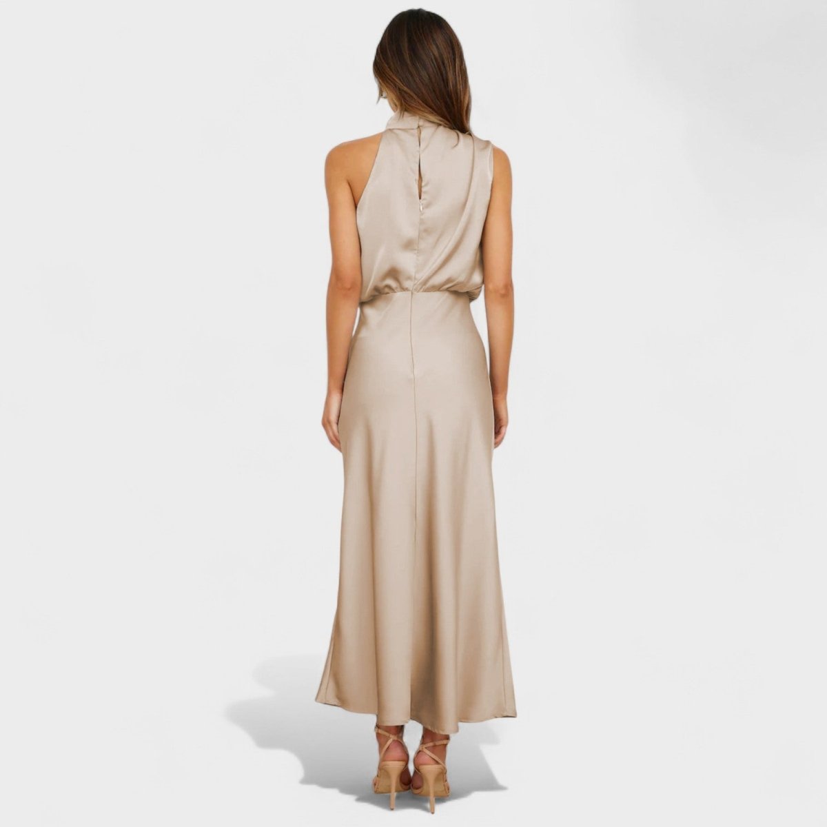 Alba™ | Vestido Satin Elegance - | Benedita Lisboa