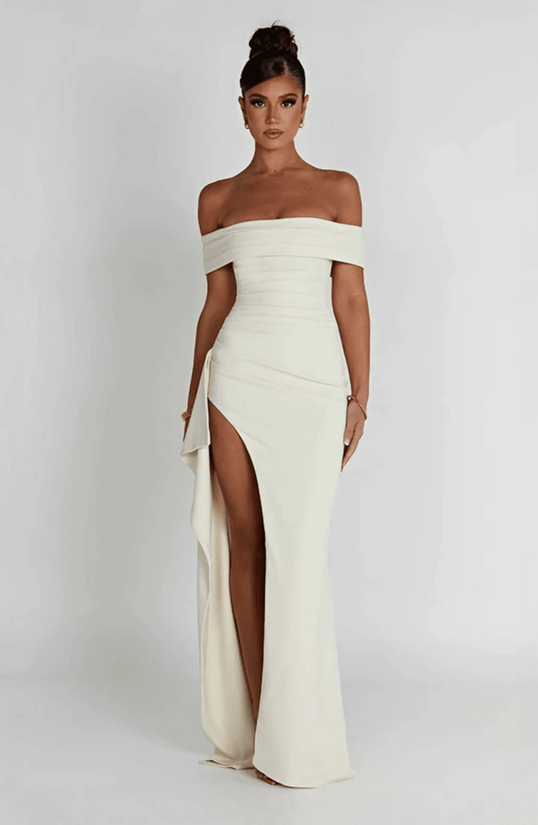 Alexandra™ | Vestido de Luxo Maxi - | Benedita Lisboa