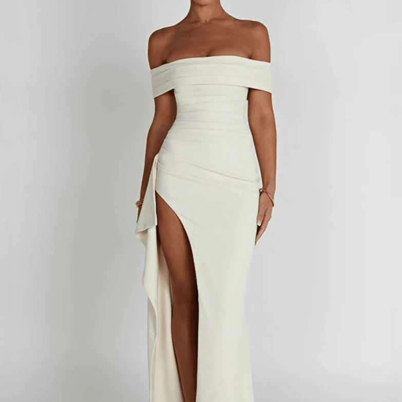 Alexandra™ | Vestido de Luxo Maxi - | Benedita Lisboa