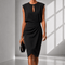 Alice™ | Vestido Midi que Modela o Corpo - | Benedita Lisboa