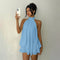 Alice™ | Vestido Mini Halter Solto e Elegante - | Benedita Lisboa