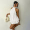 Alice™ | Vestido Mini Halter Solto e Elegante - | Benedita Lisboa