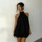 Alice™ | Vestido Mini Halter Solto e Elegante - | Benedita Lisboa