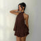 Alice™ | Vestido Mini Halter Solto e Elegante - | Benedita Lisboa