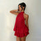 Alice™ | Vestido Mini Halter Solto e Elegante - | Benedita Lisboa