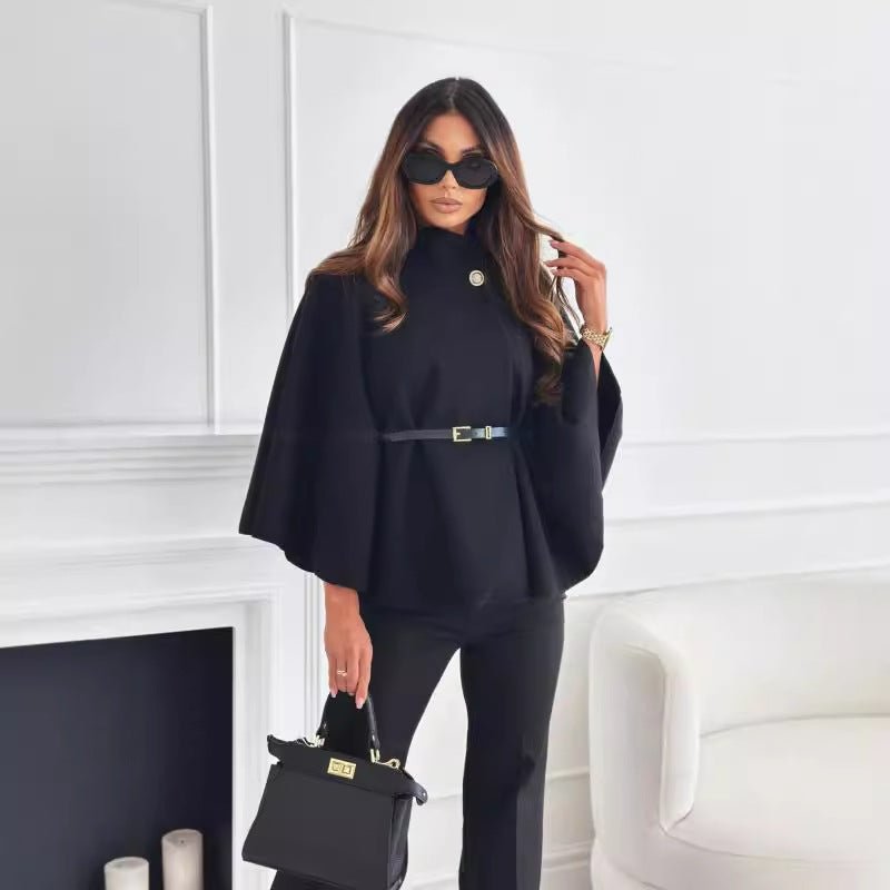 Alinne™ | O Casaco Papillon com Cinto que Eleva o Seu Estilo - | Benedita Lisboa