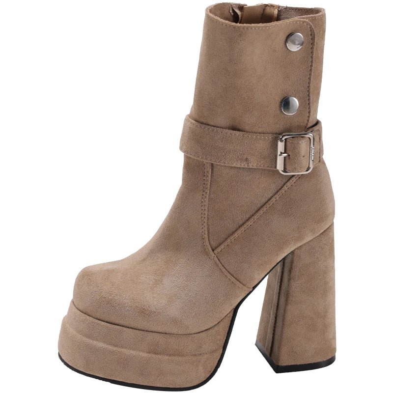 Amalia™ | Botas de estilo urbano com personalidade e confiança - | Benedita Lisboa