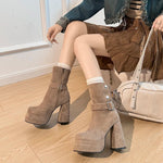 Amalia™ | Botas de estilo urbano com personalidade e confiança - | Benedita Lisboa