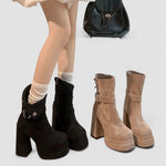 Amalia™ | Botas de estilo urbano com personalidade e confiança - | Benedita Lisboa