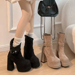 Amalia™ | Botas de estilo urbano com personalidade e confiança - | Benedita Lisboa