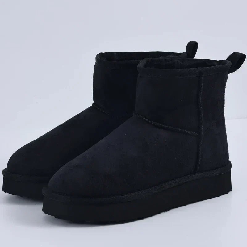 Amara™ | Bota Clássica Feminina de Inverno com Forro Peludo Interior - | Benedita Lisboa