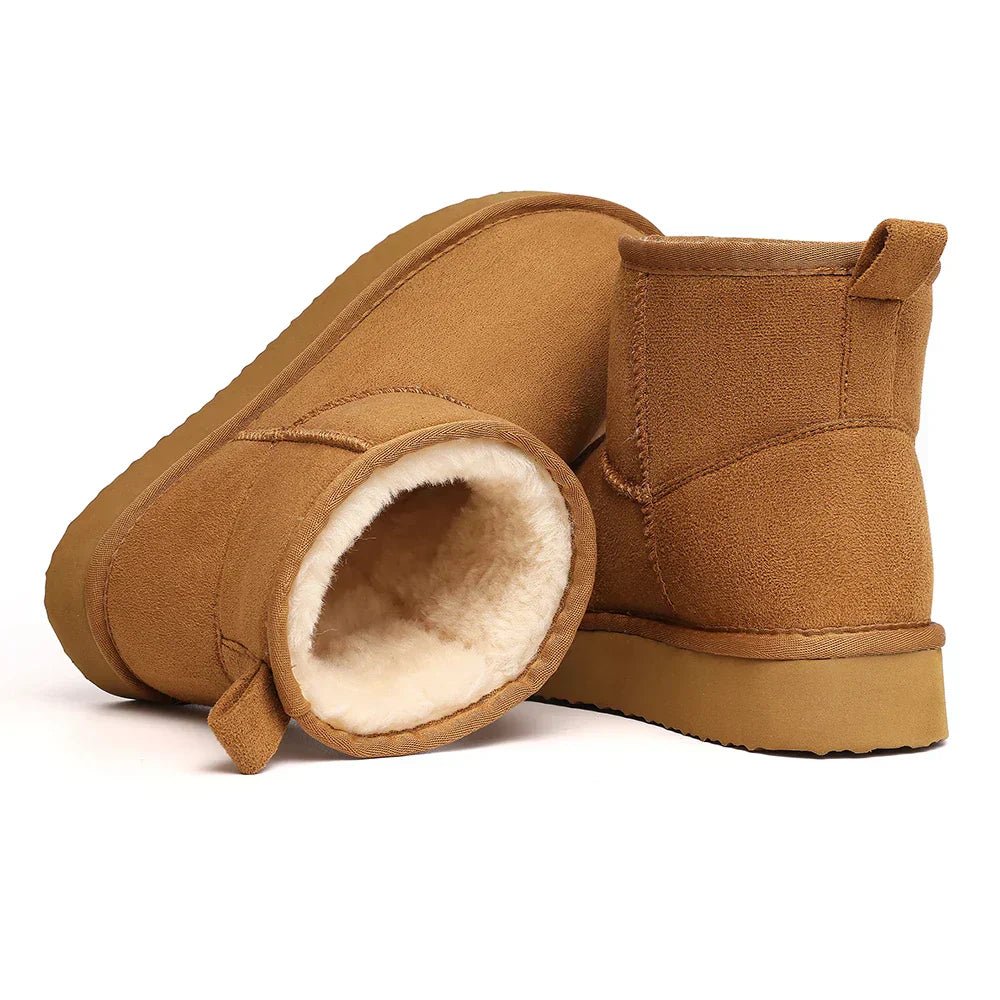 Amara™ | Bota Clássica Feminina de Inverno com Forro Peludo Interior - | Benedita Lisboa