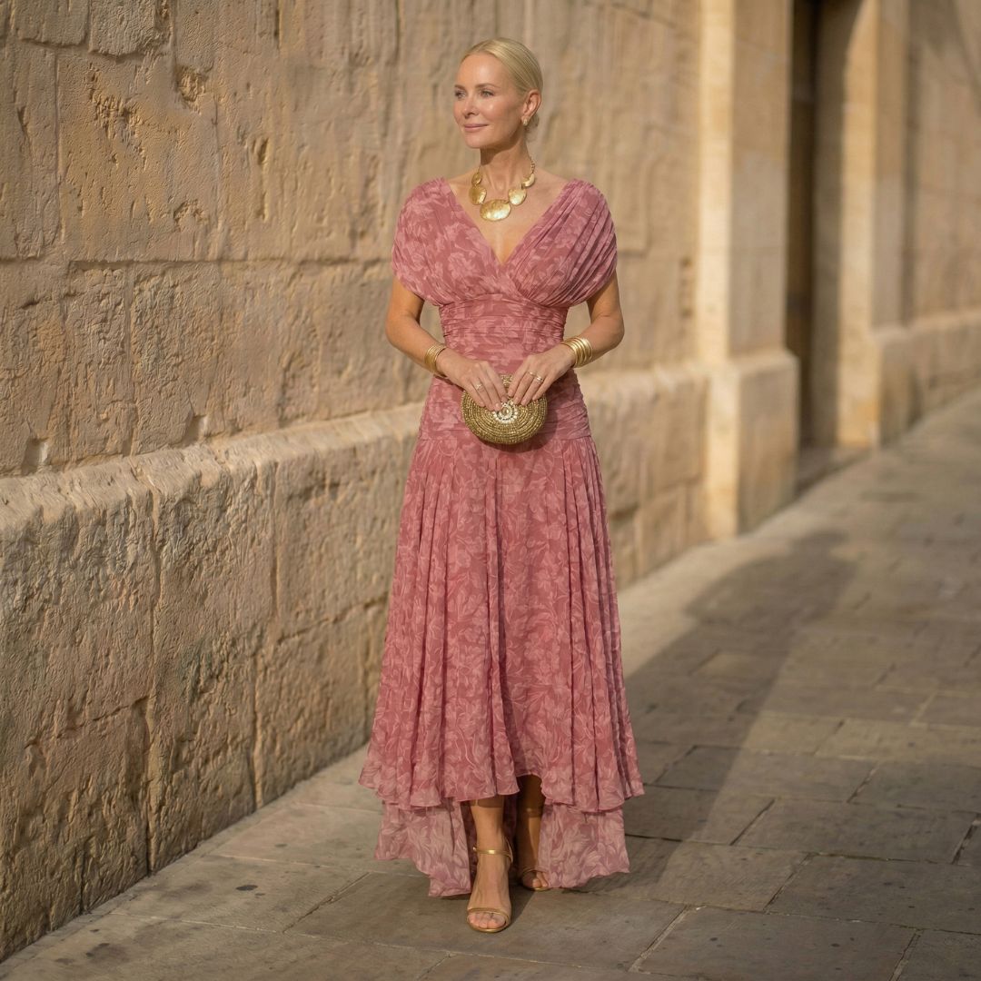 Amelia | Elegant Flowing Dress - Dresses | Benedita Lisboa