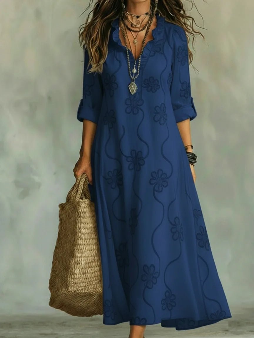 Amélia™ | Vestido Boho Chic Elegância Atemporal - dress | Benedita Lisboa