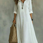 Amélia™ | Vestido Boho Chic Elegância Atemporal - dress | Benedita Lisboa