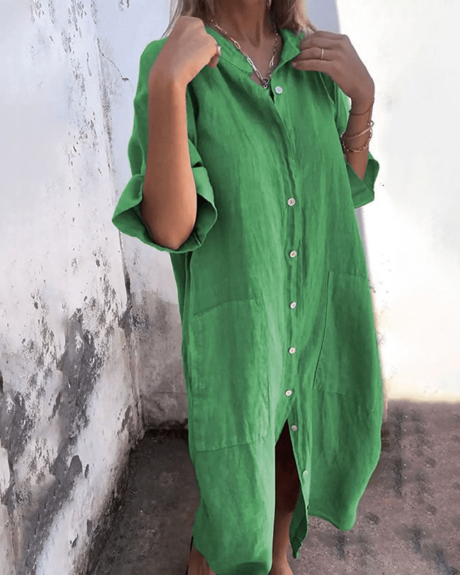 ANA™ | VESTIDO LEVE E CONFORTÁVEL, IDEAL PARA A PRAIA - Dress | Benedita Lisboa