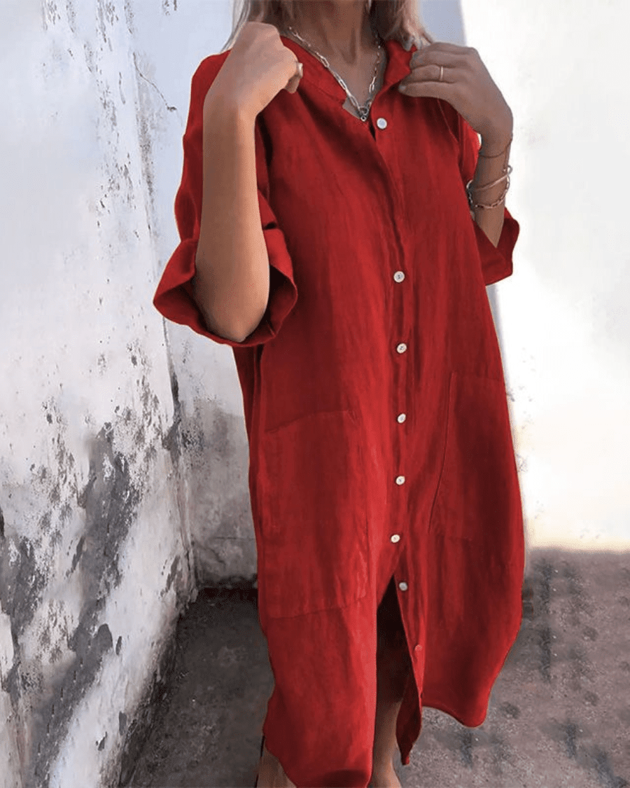 ANA™ | VESTIDO LEVE E CONFORTÁVEL, IDEAL PARA A PRAIA - Dress | Benedita Lisboa