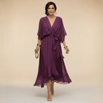 ANA™ | Vestido Midi Elegante - | Benedita Lisboa