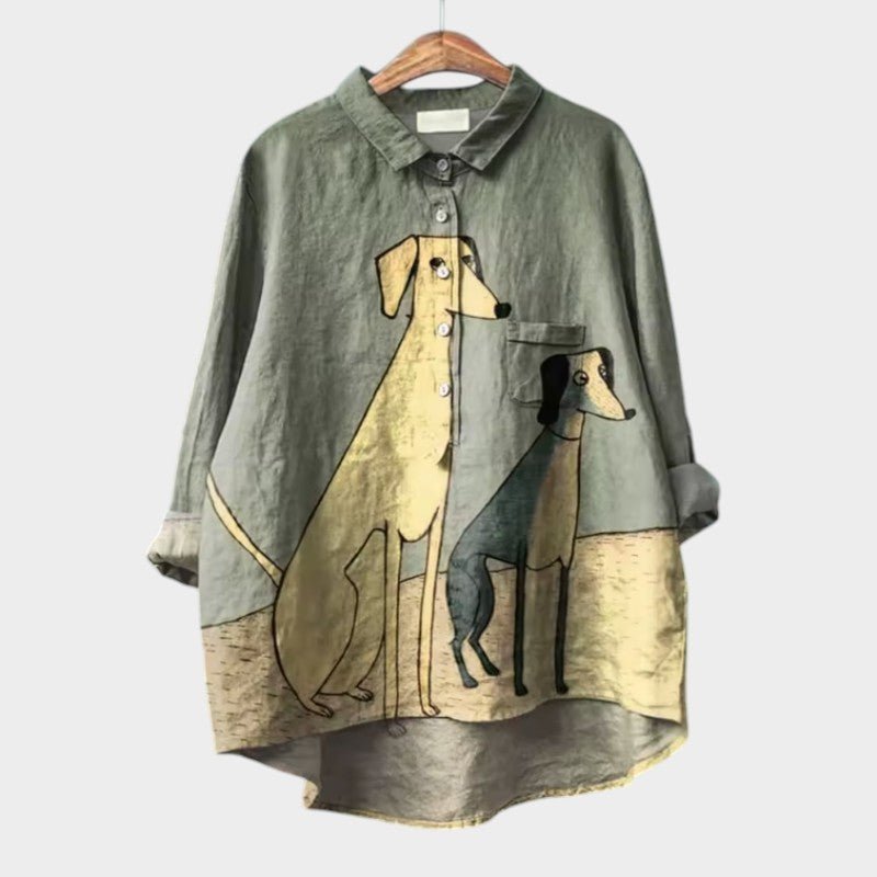 Andreia™ | Camisa Super Fofa e Colorida - Women Top | Benedita Lisboa
