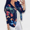 Andreia - Casaco bomber elegante com padrão floral - | Benedita Lisboa