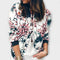 Andreia - Casaco bomber elegante com padrão floral - | Benedita Lisboa