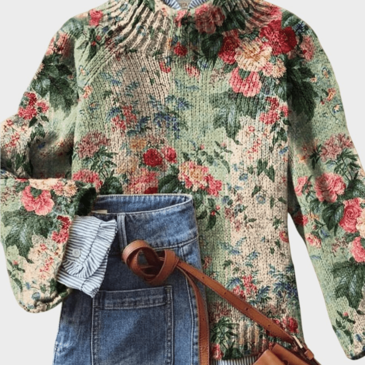 Ângela™ | Camisola de Malha Artística - | Benedita Lisboa