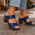 Antonella - Saltos de Couro Almofadados - | Benedita Lisboa