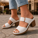 Antonella - Saltos de Couro Almofadados - | Benedita Lisboa