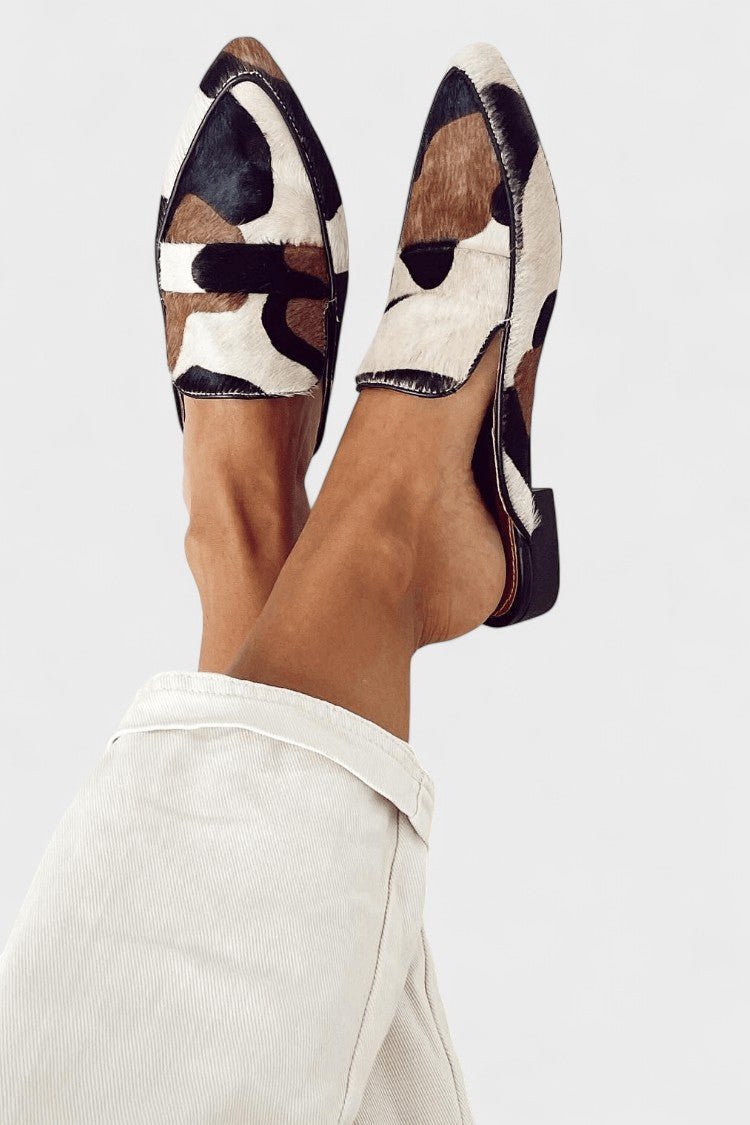 Ariadne™ | Mocassins com Padrão Abstrato - | Benedita Lisboa